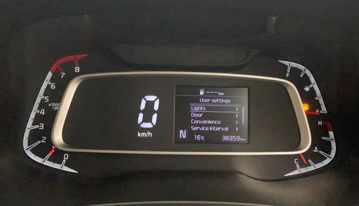 2021 KIA SONET HTX 1.0 IMT, Petrol, Manual, 36,357 km, Odometer Image