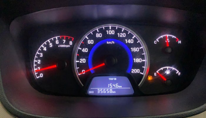 2018 Hyundai Grand i10 SPORTZ 1.2 KAPPA VTVT, CNG, Manual, 35,647 km, Odometer Image