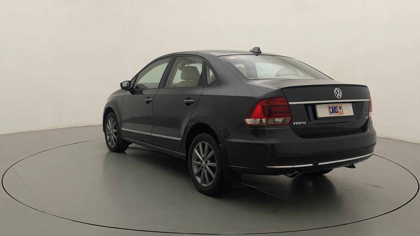 2018 Volkswagen Vento HIGHLINE PLUS 1.5 AT 16 ALLOY, Diesel, Automatic, 70,205 km, Left Back Diagonal