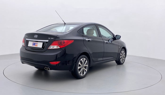2014 Hyundai Verna FLUIDIC 1.6 SX VTVT OPT, Petrol, Manual, 55,244 km, Right Back Diagonal