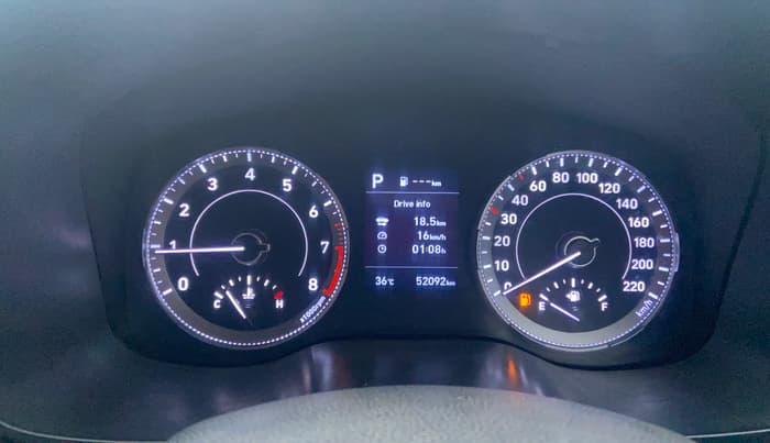 2021 Hyundai VENUE SX PLUS 1.0 TURBO DCT, Petrol, Automatic, 52,065 km, Odometer Image
