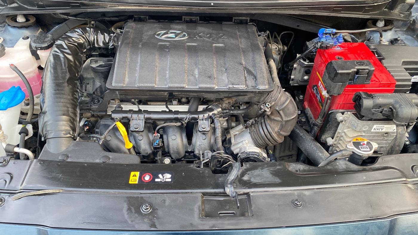 2021 Hyundai GRAND I10 NIOS SPORTZ AMT 1.2 KAPPA VTVT, Petrol, Automatic, 25,980 km, Engine View