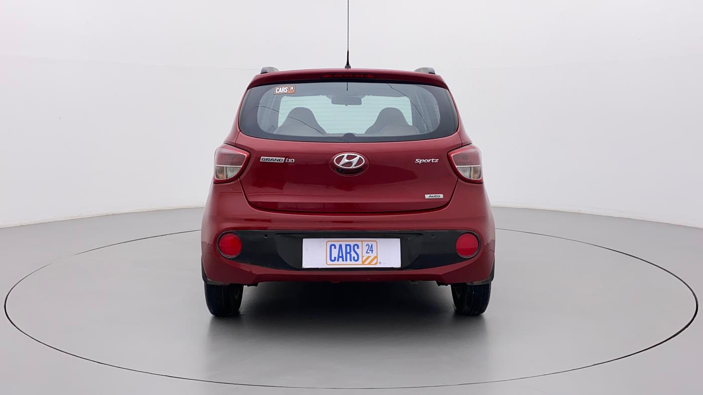 2017 Hyundai Grand i10 SPORTZ (O) AT 1.2 KAPPA VTVT, Petrol, Automatic, 74,977 km, Back/Rear