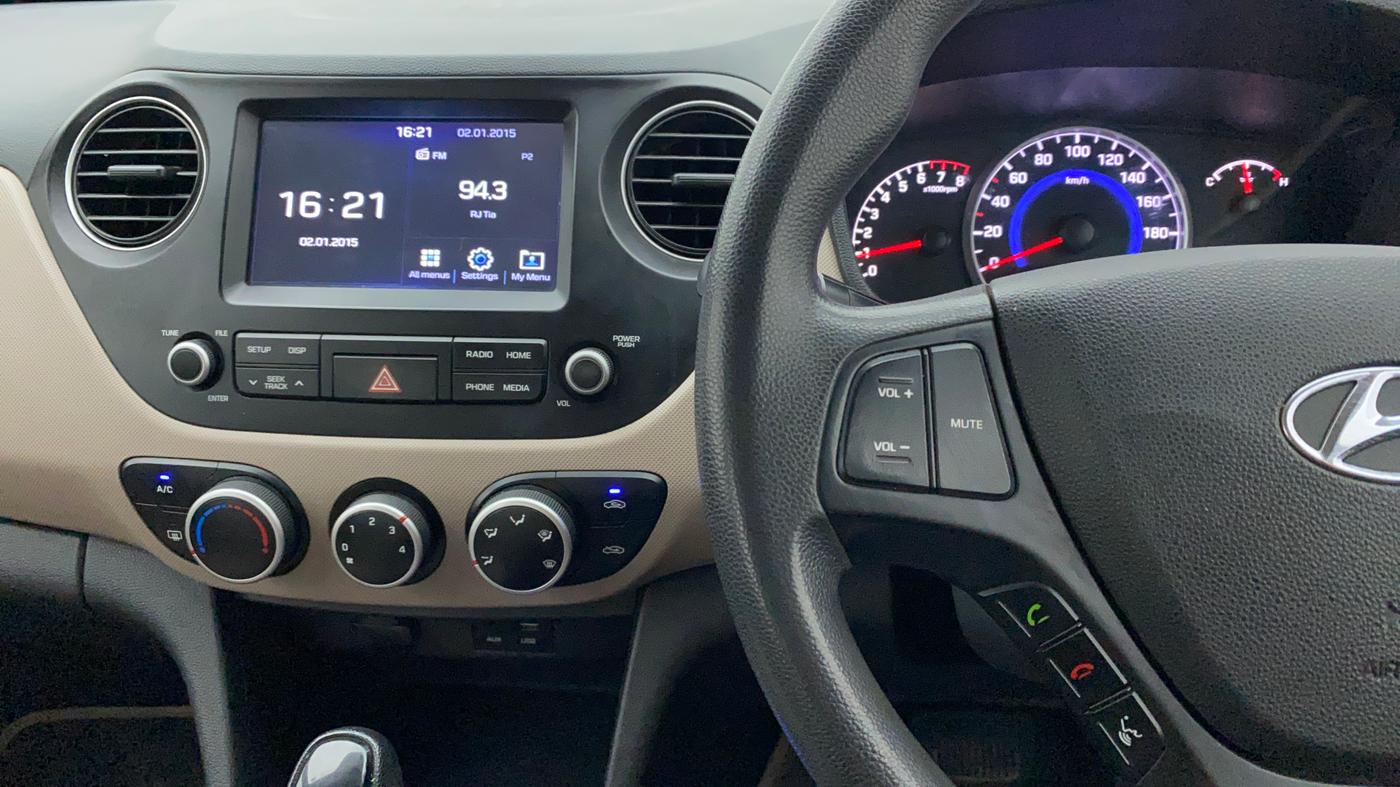 2017 Hyundai Grand i10 SPORTZ (O) AT 1.2 KAPPA VTVT, Petrol, Automatic, 74,977 km, Air Conditioner