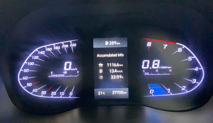 2020 Hyundai Verna SX 1.5 VTVT, Petrol, Manual, 27,736 km, Odometer Image