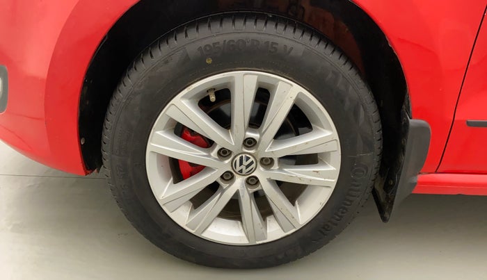 2013 Volkswagen Polo GT TSI AT, Petrol, Automatic, 1,02,428 km, Left Front Wheel