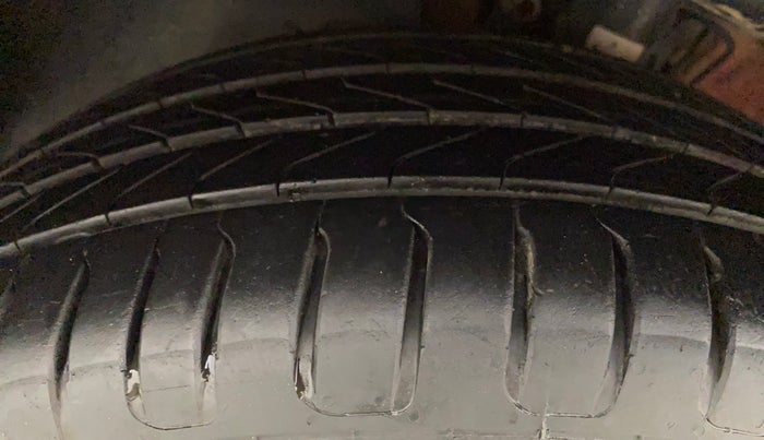 2013 Volkswagen Polo GT TSI AT, Petrol, Automatic, 1,02,428 km, Left Front Tyre Tread