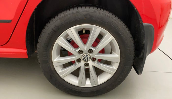 2013 Volkswagen Polo GT TSI AT, Petrol, Automatic, 1,02,428 km, Left Rear Wheel