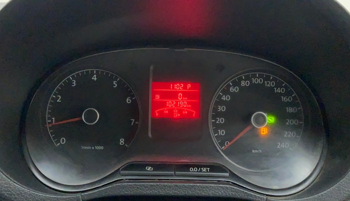 2013 Volkswagen Polo GT TSI AT, Petrol, Automatic, 1,02,428 km, Odometer Image