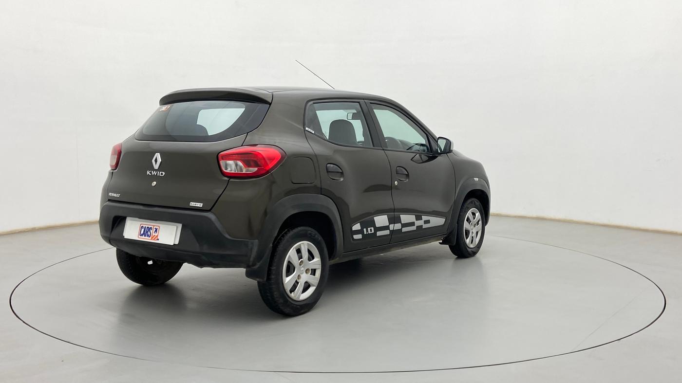 2018 Renault Kwid RXT 1.0 AMT (O), Petrol, Automatic, 50,188 km, Right Back Diagonal