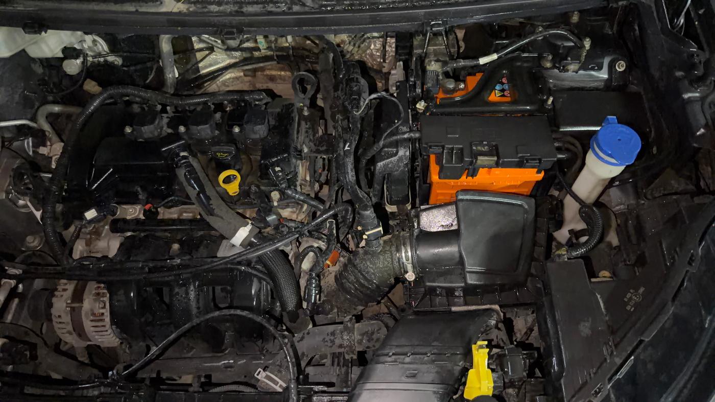 2018 Ford Ecosport TREND + 1.5L PETROL AT, Petrol, Automatic, 80,903 km, Engine View - Left