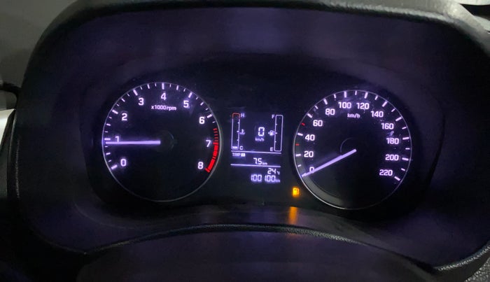 2017 Hyundai Creta E PLUS 1.6 PETROL, Petrol, Manual, 1,00,096 km, Odometer Image