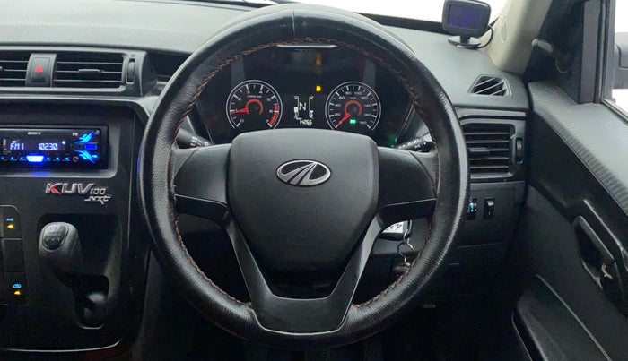 2018 Mahindra KUV 100 NXT K2+ P 6 STR, Petrol, Manual, 14,266 km, Steering Wheel Close Up