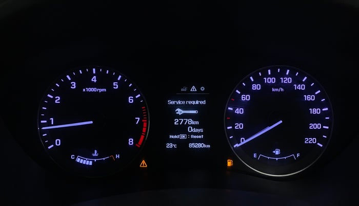 2017 Hyundai Elite i20 ASTA 1.2 (O), Petrol, Manual, 85,249 km, Odometer Image