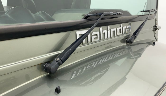 2018 Mahindra Thar CRDE 4X4 BS IV, Diesel, Manual, 21,244 km, Front windshield - Noise From Wiper System