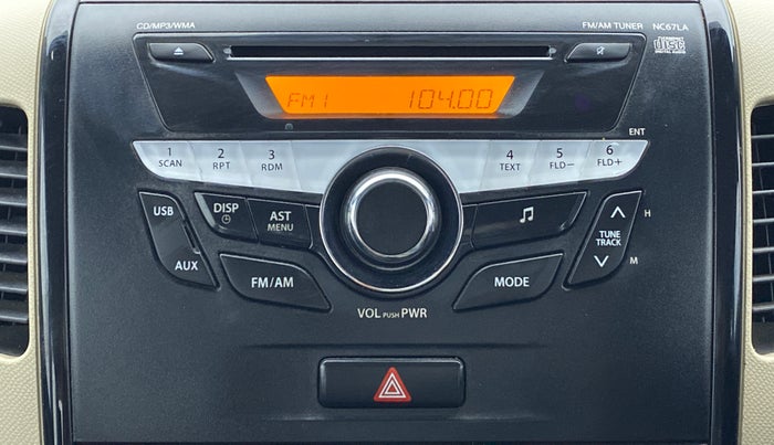 2018 Maruti Wagon R 1.0 VXI, Petrol, Manual, 35,801 km, Infotainment System