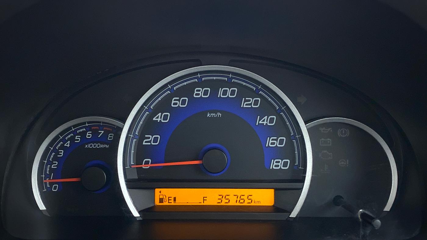 2018 Maruti Wagon R 1.0 VXI, Petrol, Manual, 35,801 km, Odometer Image