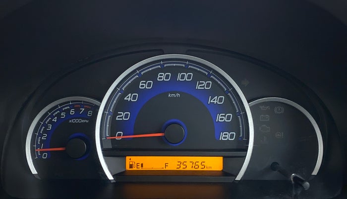 2018 Maruti Wagon R 1.0 VXI, Petrol, Manual, 35,801 km, Odometer Image
