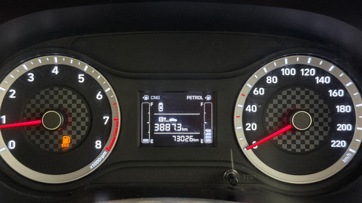 2022 Hyundai AURA S 1.2 CNG, CNG, Manual, 73,026 km, Odometer Image