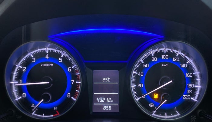 2019 Maruti Baleno DELTA PETROL 1.2, Petrol, Manual, 43,212 km, Odometer Image