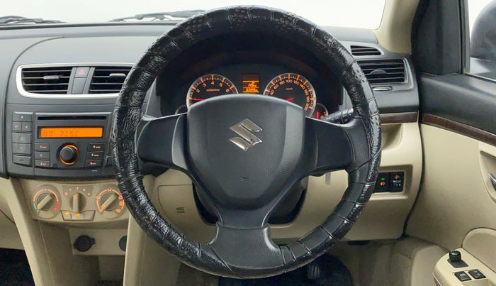 2014 Maruti Swift Dzire VXI, Petrol, Manual, 63,573 km, Steering Wheel Close Up