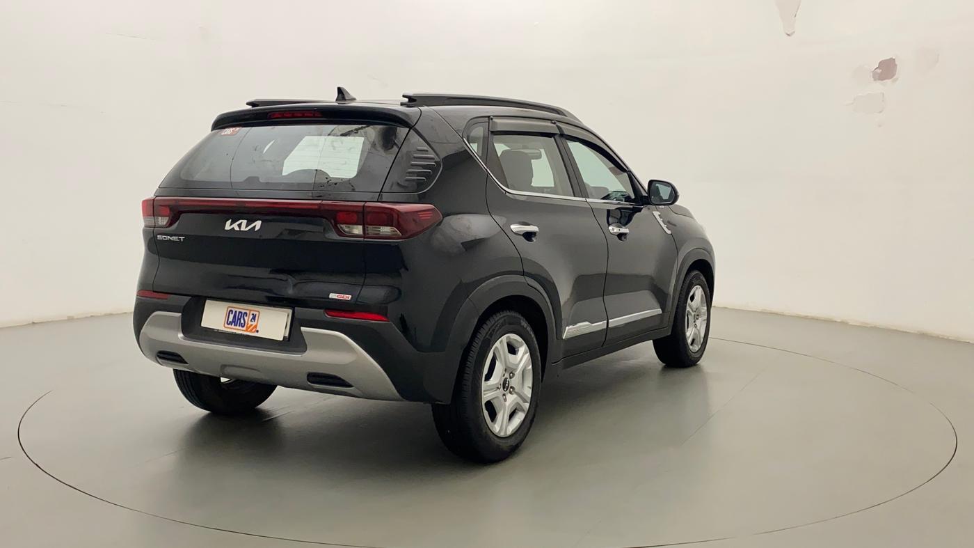2021 KIA SONET HTK PLUS 1.0 IMT, Petrol, Manual, 11,358 km, Right Back Diagonal