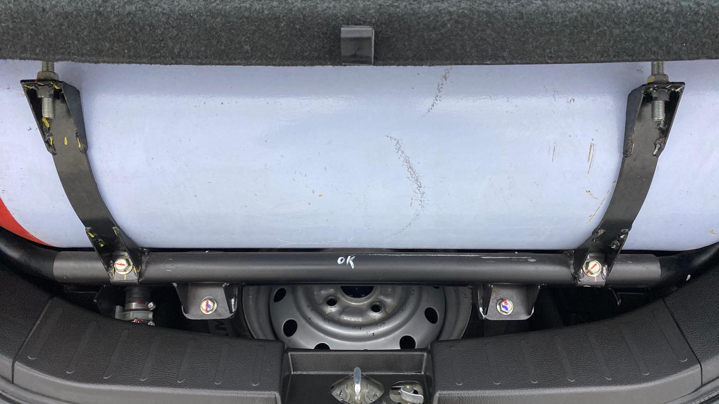 2017 Maruti Wagon R 1.0 LXI CNG, CNG, Manual, 74,124 km, Boot Inside