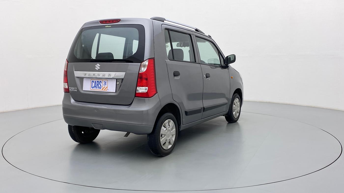 2017 Maruti Wagon R 1.0 LXI CNG, CNG, Manual, 74,124 km, Right Back Diagonal