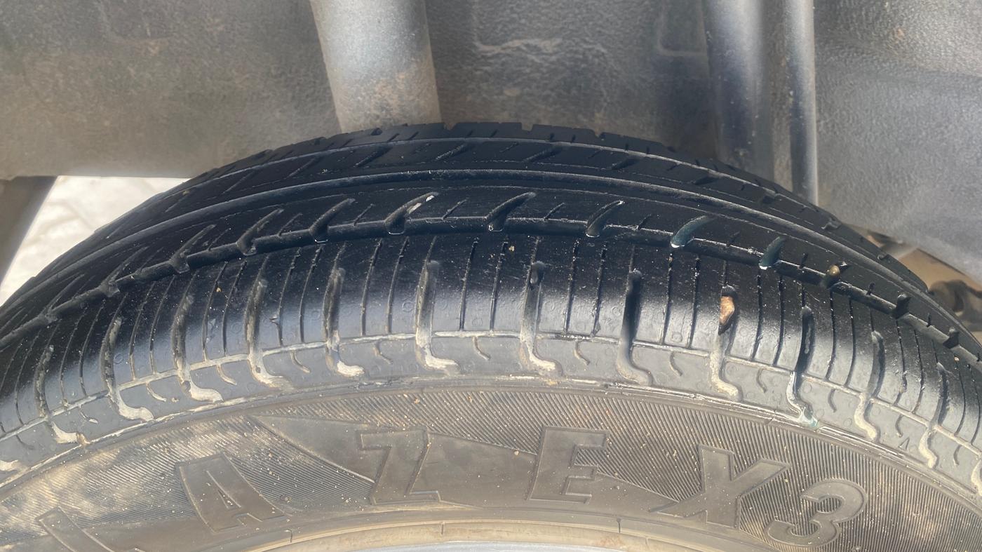 2018 Datsun Redi Go A, Petrol, Manual, 59,981 km, Right Rear Tyre Tread