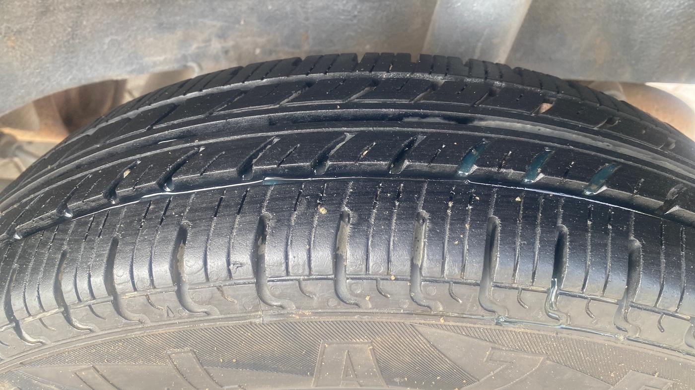 2018 Datsun Redi Go A, Petrol, Manual, 59,981 km, Left Rear Tyre Tread
