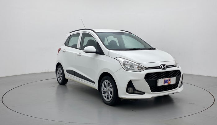 2019 Hyundai Grand i10 SPORTZ 1.2 KAPPA VTVT, CNG, Manual, 79,603 km, Right Front Diagonal