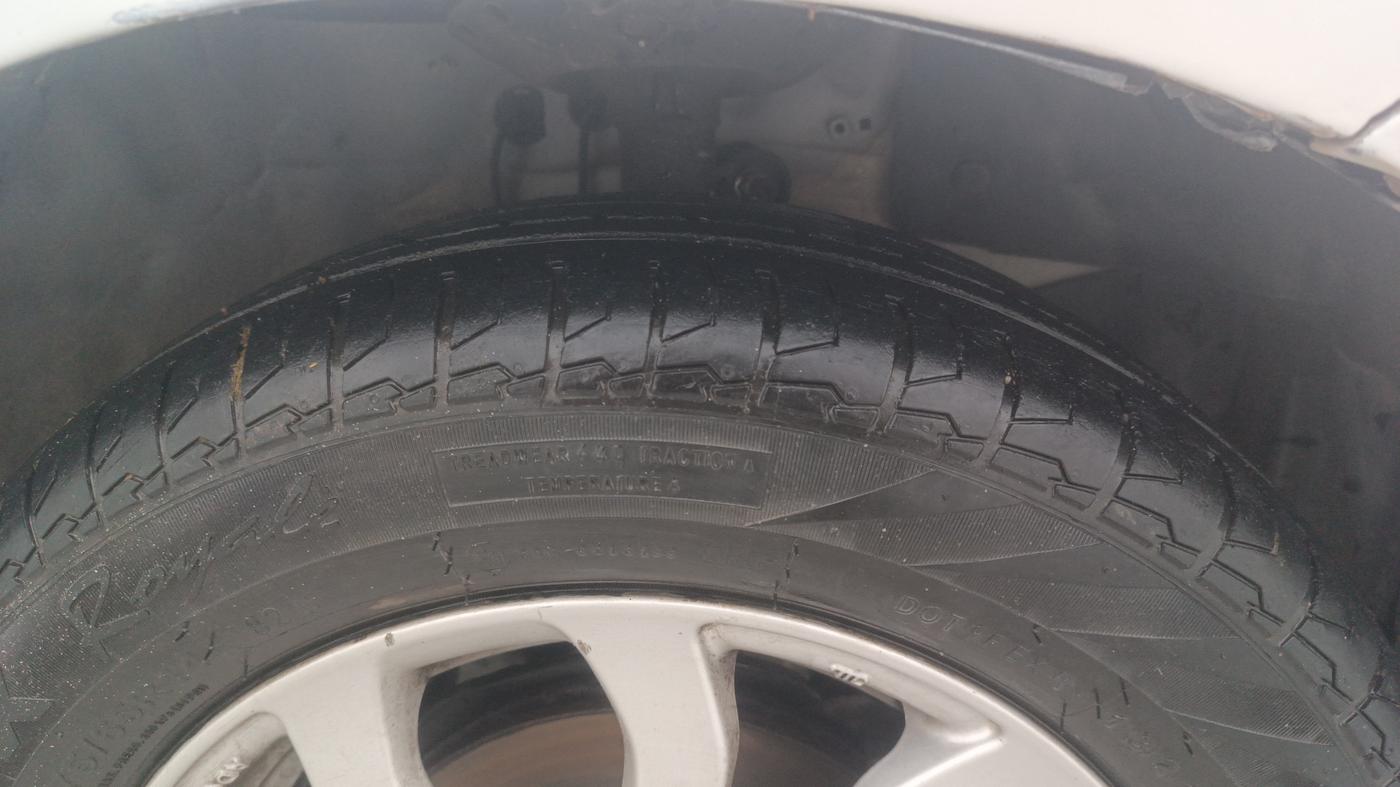 2015 Honda Amaze 1.2L I-VTEC VX, Petrol, Manual, 54,643 km, Right Front Tyre Tread