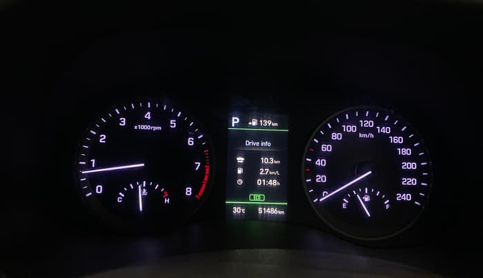 2021 Hyundai Tucson GLS 2WD AT PETROL, Petrol, Automatic, 51,475 km, Odometer Image