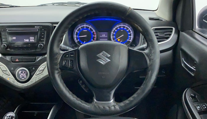 2017 Maruti Baleno DELTA PETROL 1.2, Petrol, Manual, 70,126 km, Steering Wheel Close Up