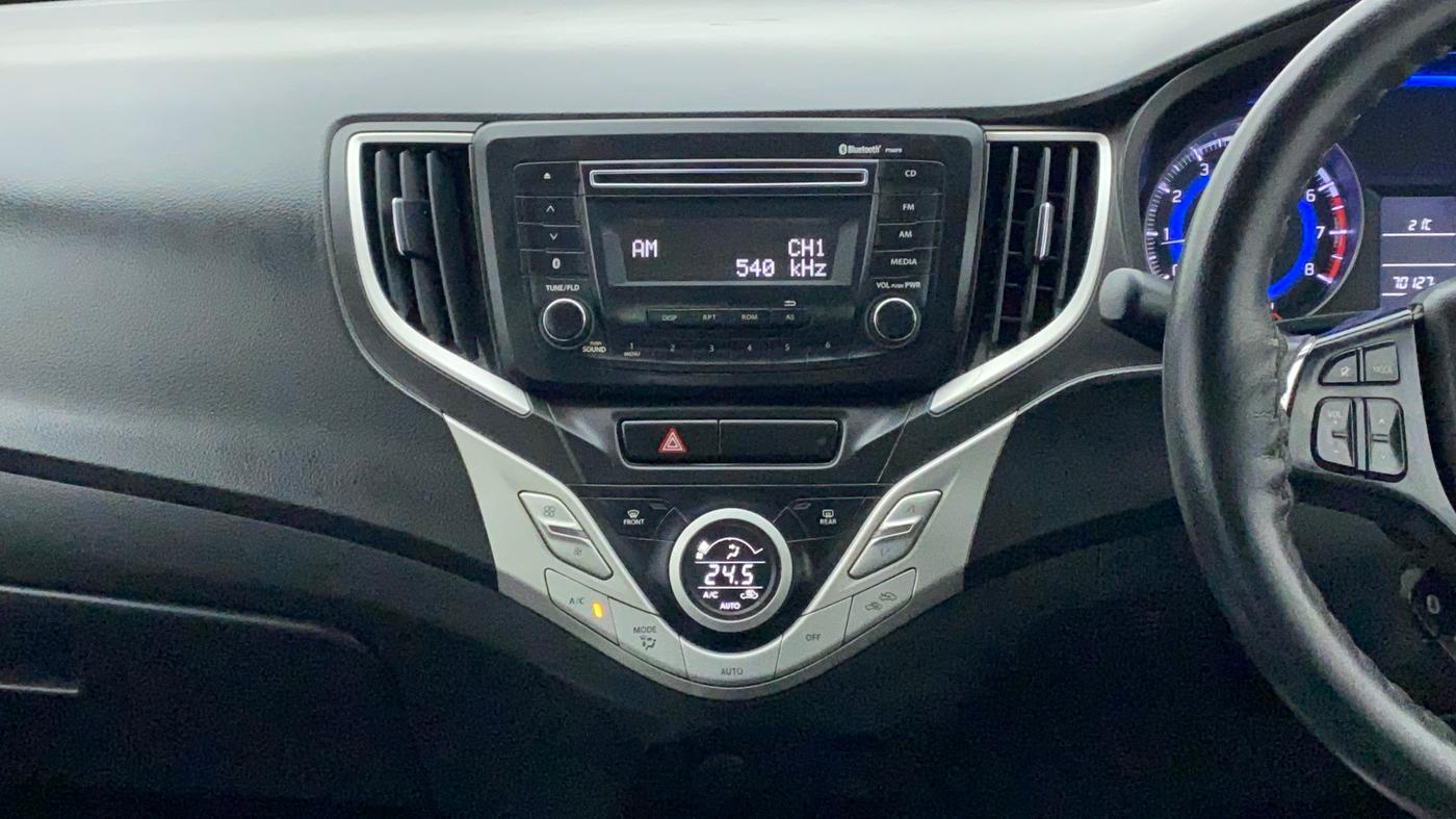 2017 Maruti Baleno DELTA PETROL 1.2, Petrol, Manual, 70,126 km, Air Conditioner
