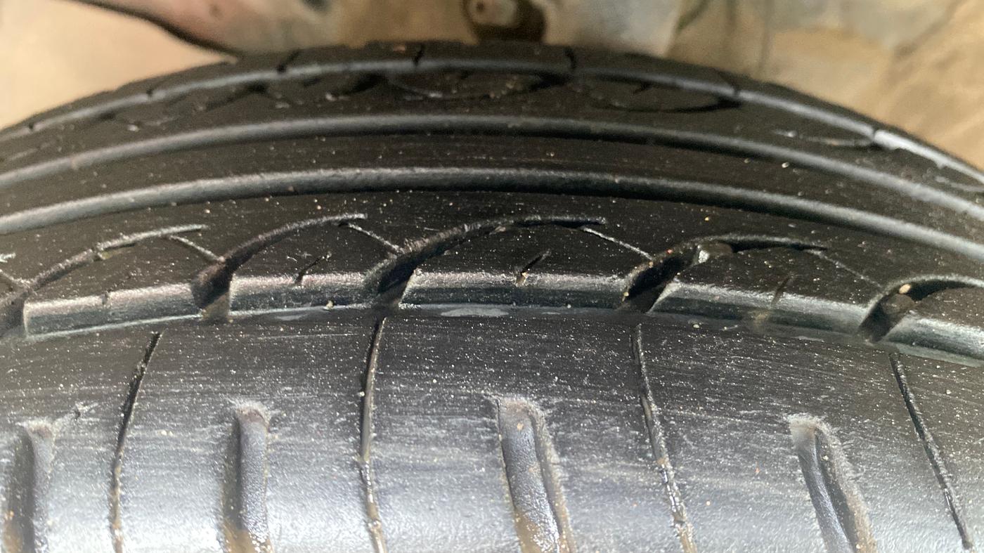 2017 Honda Jazz 1.2L I-VTEC V, CNG, Manual, 51,520 km, Left Front Tyre Tread
