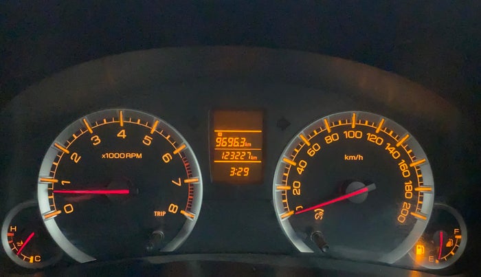 2014 Maruti Swift VXI, Petrol, Manual, 1,23,305 km, Odometer Image