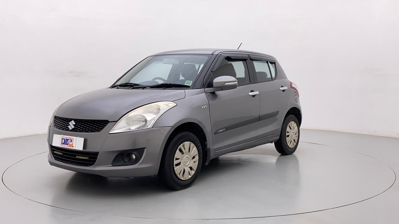 2014 Maruti Swift VXI, Petrol, Manual, 1,23,305 km, Left Front Diagonal