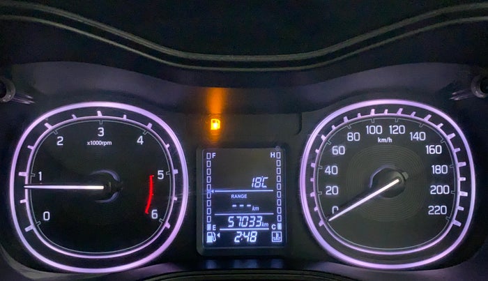 2019 Maruti Vitara Brezza ZDI PLUS, Diesel, Manual, 57,033 km, Odometer Image