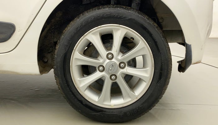 2015 Hyundai Grand i10 ASTA AT 1.2 KAPPA VTVT, Petrol, Automatic, 21,818 km, Left Rear Wheel