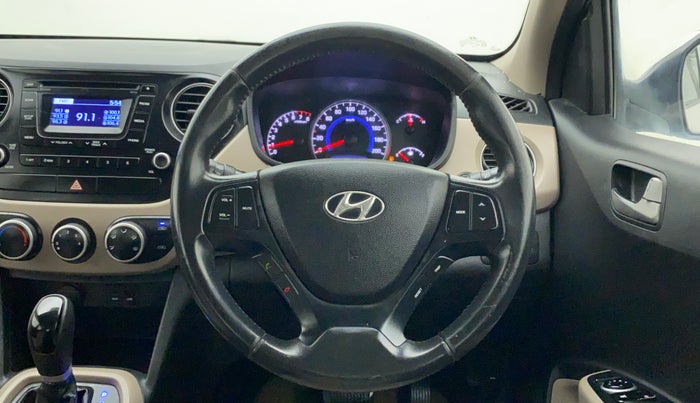 2015 Hyundai Grand i10 ASTA AT 1.2 KAPPA VTVT, Petrol, Automatic, 21,818 km, Steering Wheel Close Up