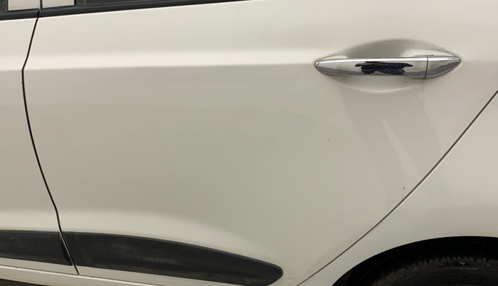2015 Hyundai Grand i10 ASTA AT 1.2 KAPPA VTVT, Petrol, Automatic, 21,818 km, Rear left door - Slightly dented