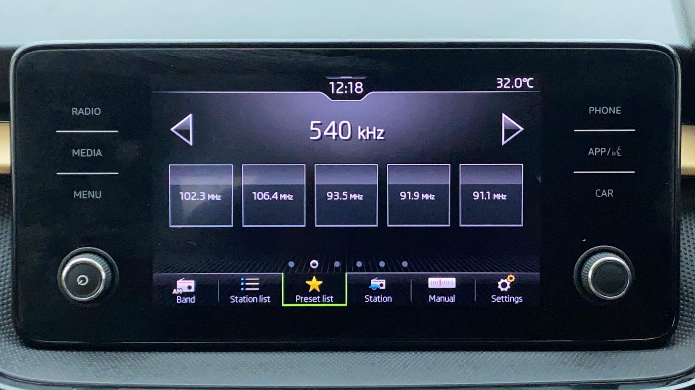 2022 Skoda SLAVIA STYLE 1.5L TSI DSG, Petrol, Automatic, 8,413 km, Infotainment System