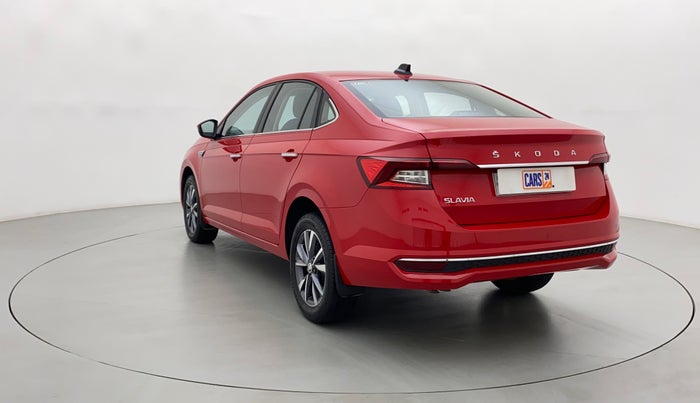 2022 Skoda SLAVIA STYLE 1.5L TSI DSG, Petrol, Automatic, 8,413 km, Left Back Diagonal