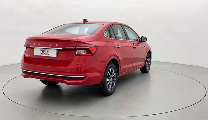 2022 Skoda SLAVIA STYLE 1.5L TSI DSG, Petrol, Automatic, 8,413 km, Right Back Diagonal