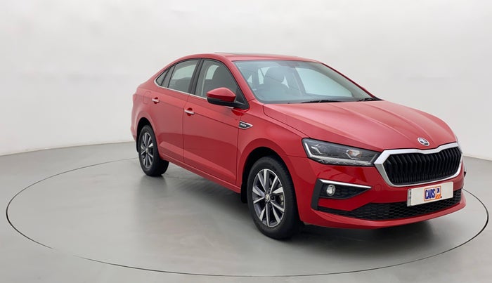 2022 Skoda SLAVIA STYLE 1.5L TSI DSG, Petrol, Automatic, 8,413 km, Right Front Diagonal