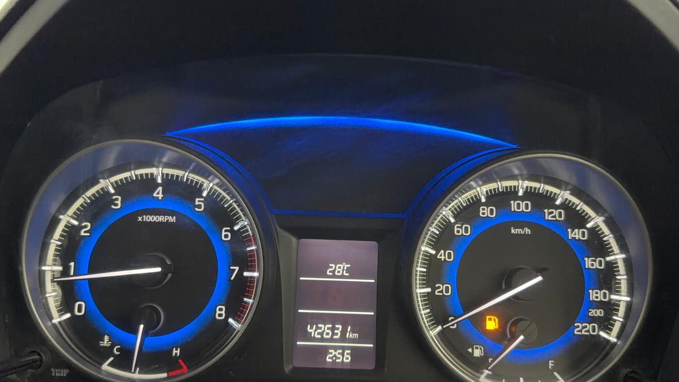 2016 Maruti Baleno DELTA PETROL 1.2, Petrol, Manual, 42,605 km, Odometer Image