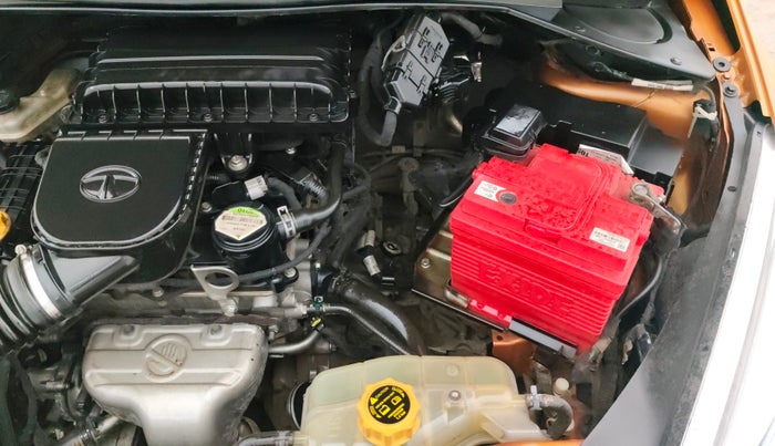 2016 Tata Tiago XT PETROL, Petrol, Manual, 1,09,669 km, Engine View - Left