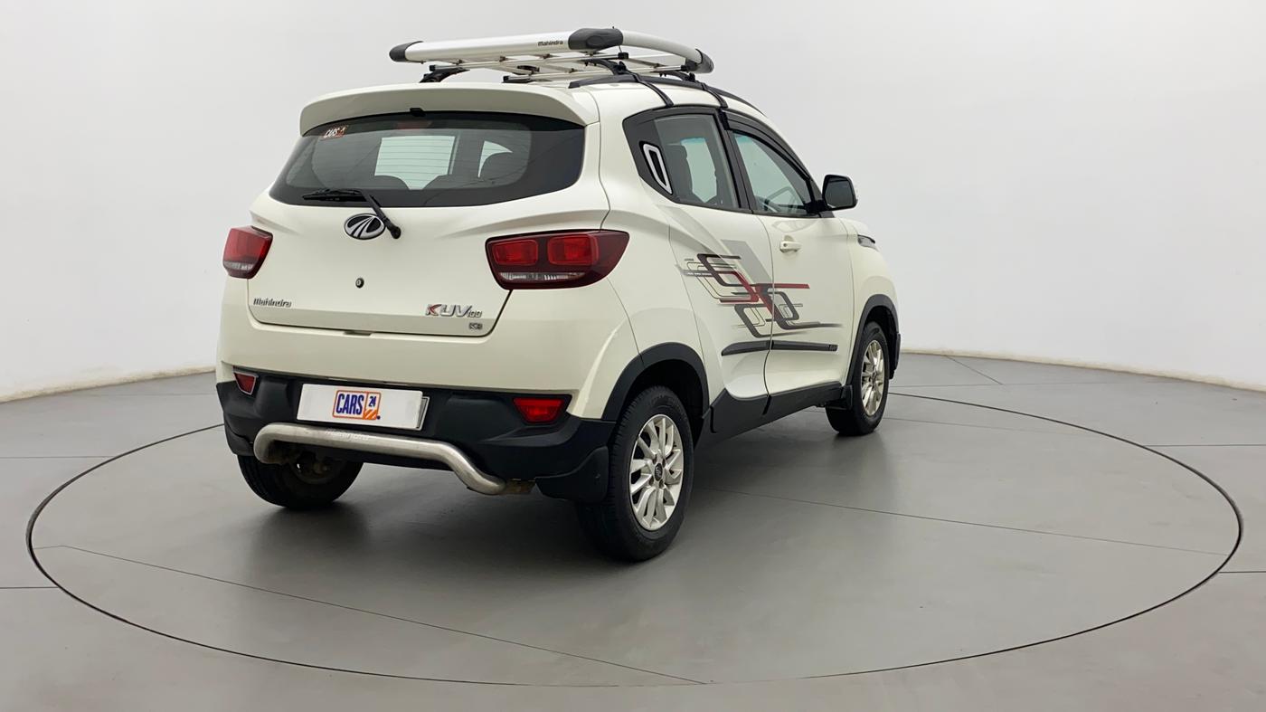 2016 Mahindra Kuv100 K8 6 STR, Petrol, Manual, 52,220 km, Right Back Diagonal