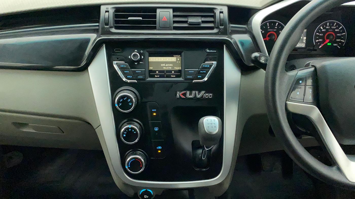 2016 Mahindra Kuv100 K8 6 STR, Petrol, Manual, 52,220 km, Air Conditioner